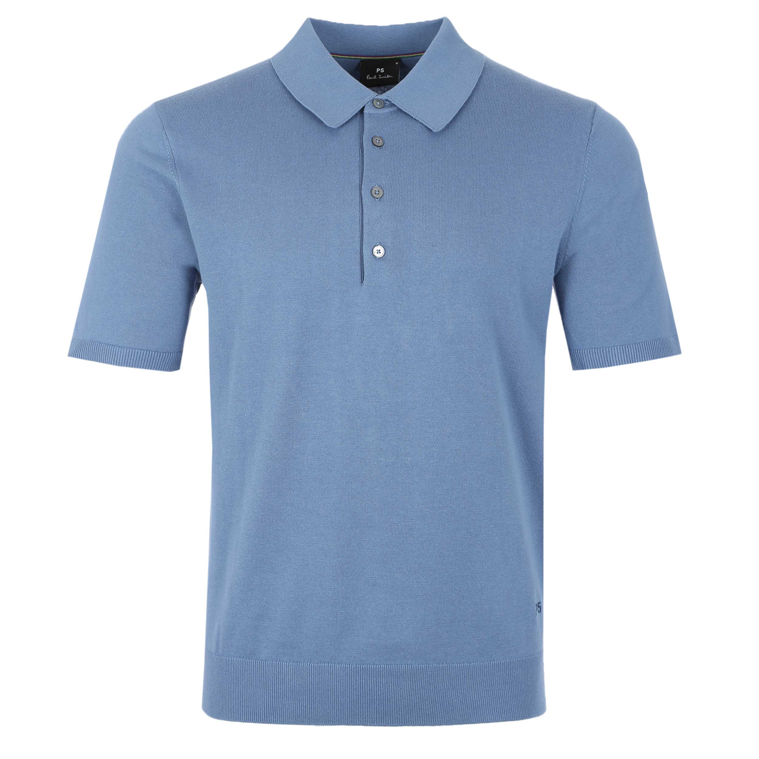 Paul Smith SS Polo Knitwear in Airforce Blue