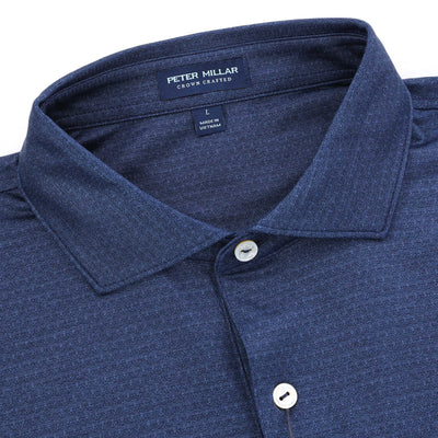 Peter Millar Jukebox Performance Polo Shirt in Navy Collar