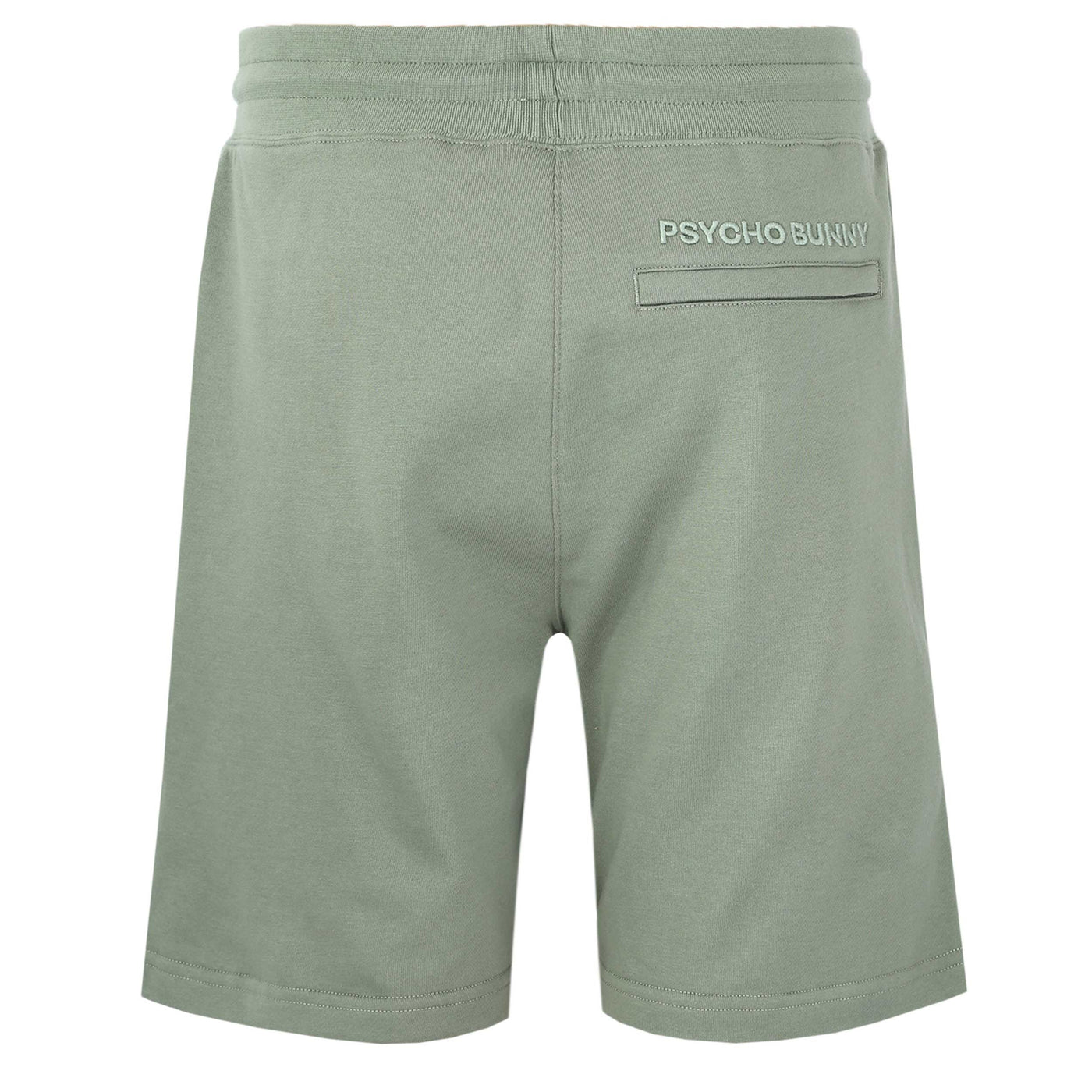 Psycho Bunny Baxter Sweat Short in Sea Spray Green Back