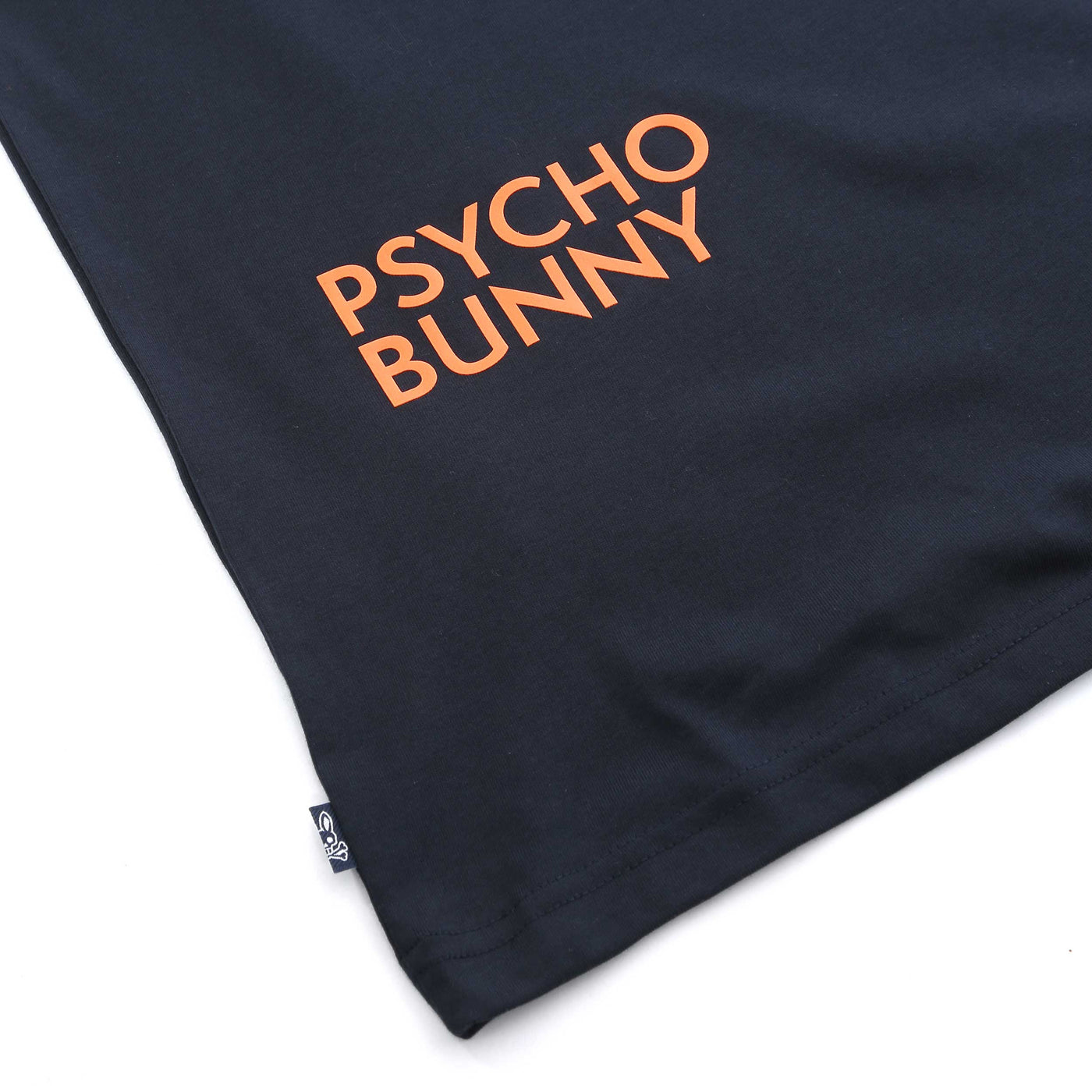 Psycho Bunny Chester Embroidered Graphic T Shirt in Navy