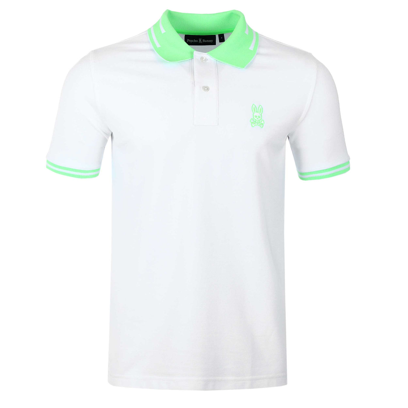 Psycho Bunny Chester Pique Polo Shirt in White