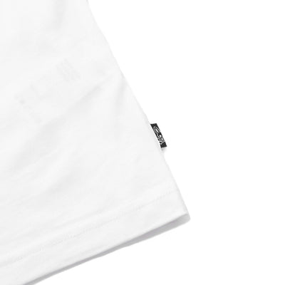 Psycho Bunny Dolton Back Graphic T Shirt in White Logo Tab