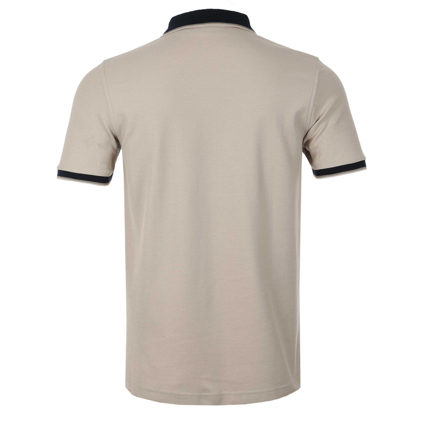 Psycho Bunny The Kent Pique Polo Shirt in Stone Back