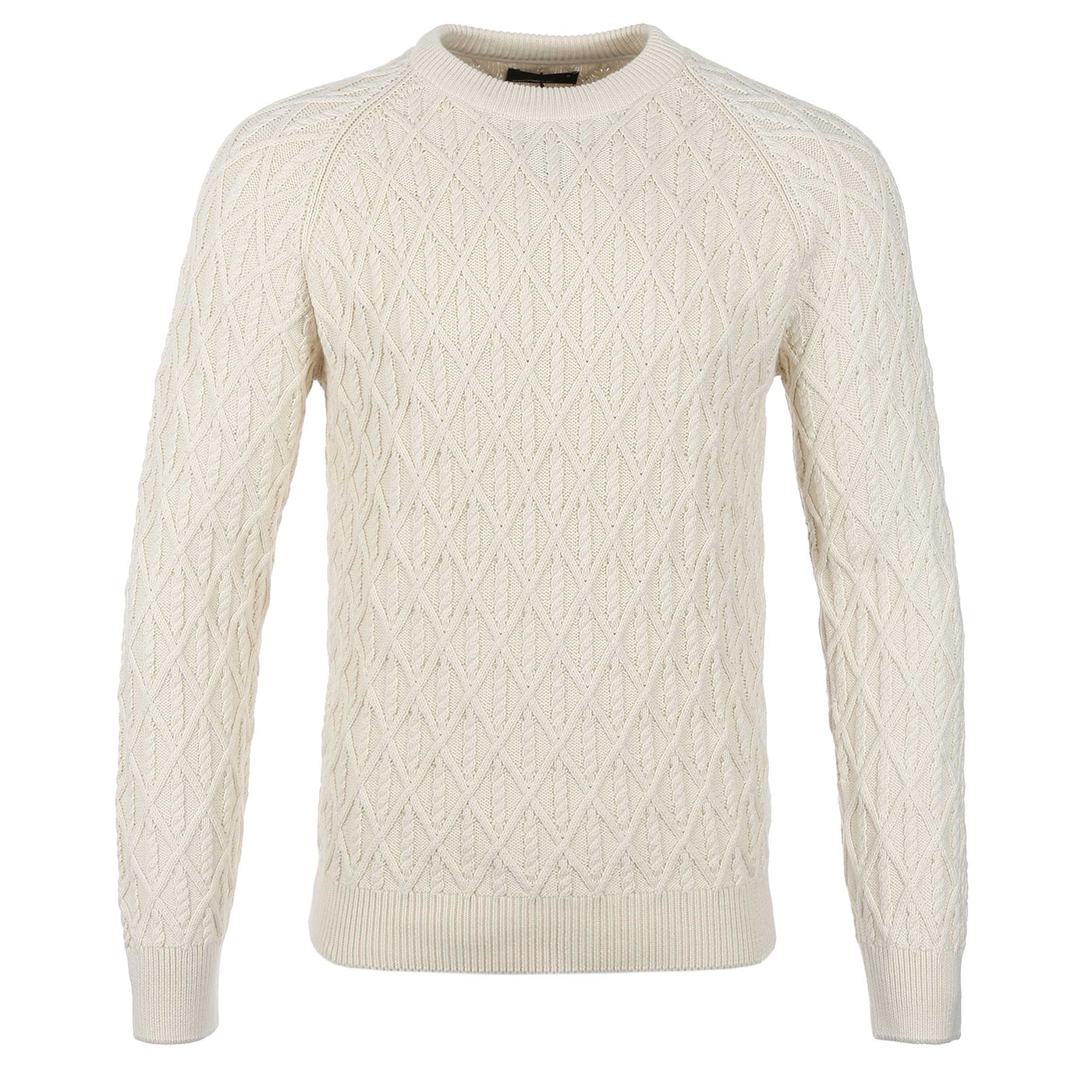 Remus Uomo Arans Knitwear in Cream