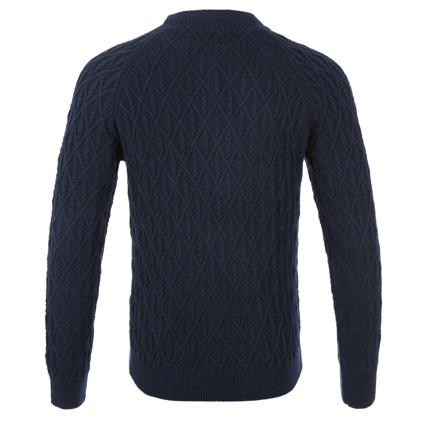 Remus Uomo Arans Knitwear in Navy Back