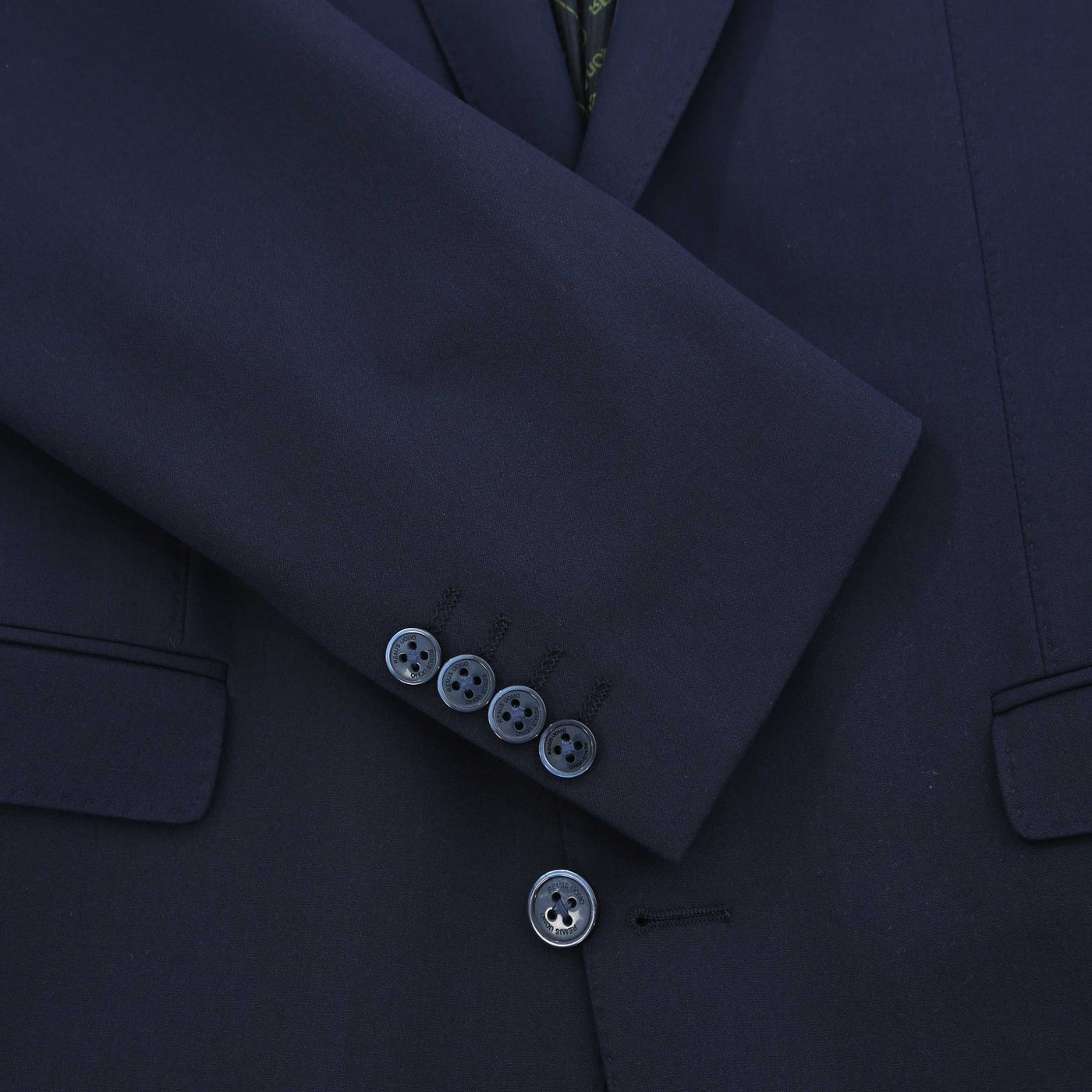 Remus Uomo Luca Jacket in Navy Blue Cuff