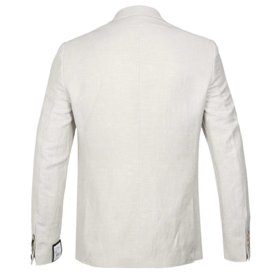 Remus Uomo Massa Linen Jacket in Natural Back