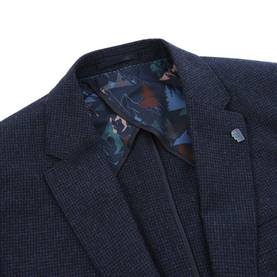 Remus Uomo Neto Jacket in Navy Lapel