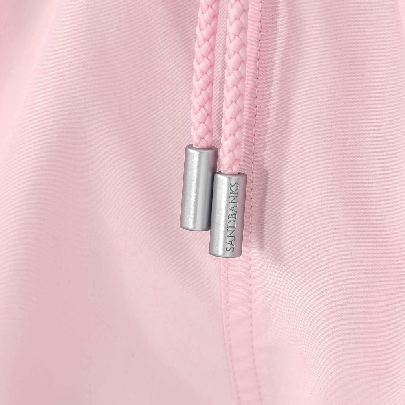 Sandbanks Badge Logo Swim Shorts in Pink Toggles