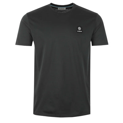 Sandbanks Badge Logo T Shirt in Anthracite