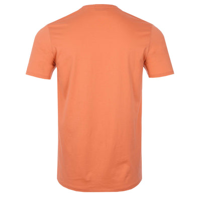 Sandbanks Badge Logo T Shirt in Coral Back