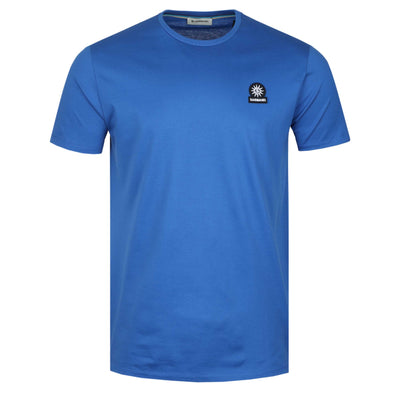 Sandbanks Badge Logo T Shirt in Nautical Blue