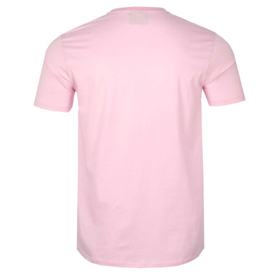 Sandbanks Badge Logo T Shirt in Pink Back