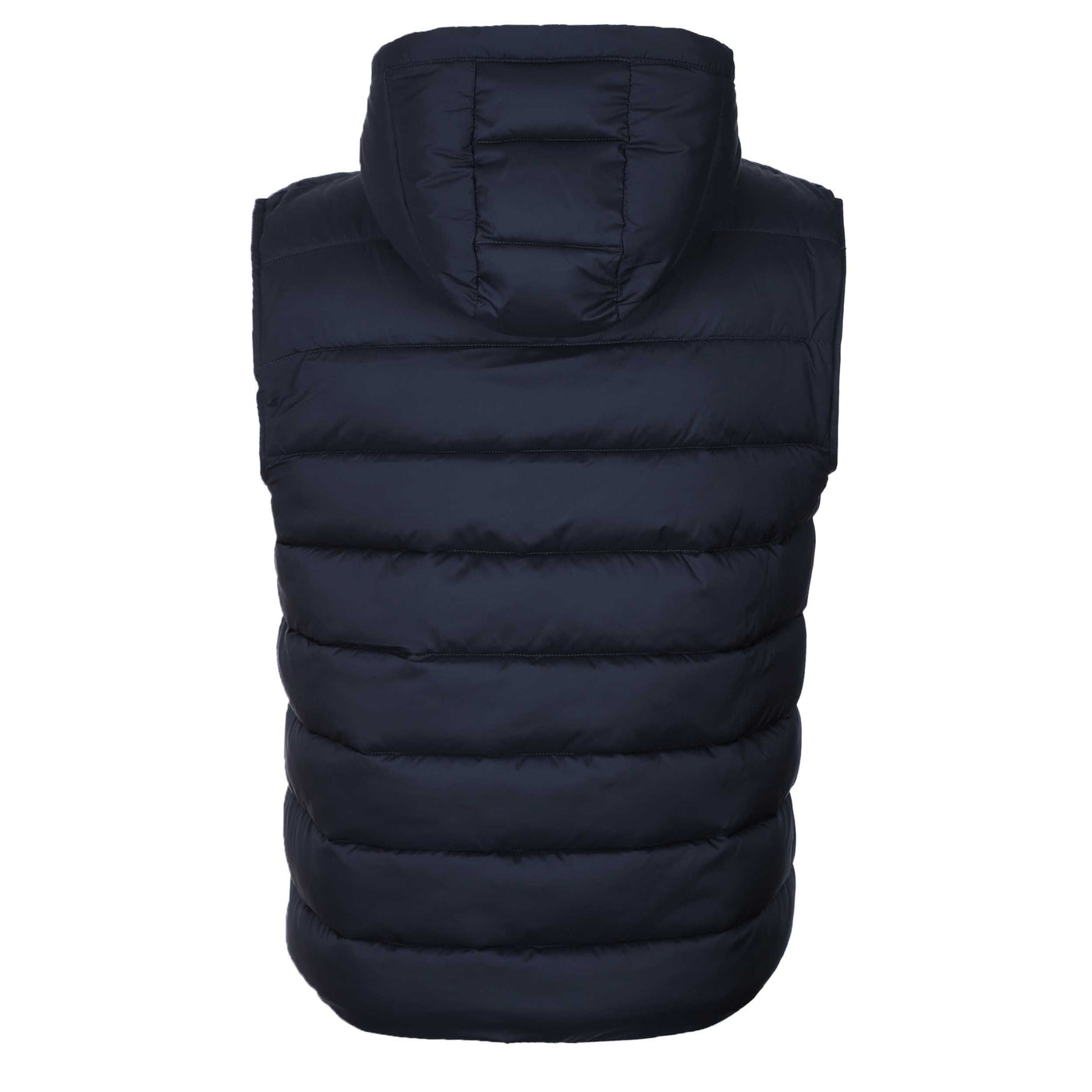 Sandbanks Frontier Micro Puffer Gilet in Navy Back