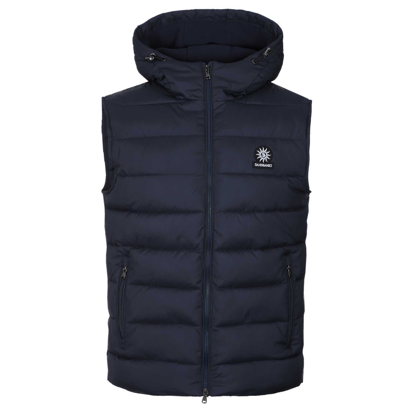 Sandbanks Frontier Micro Puffer Gilet in Navy