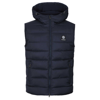 Sandbanks Frontier Micro Puffer Gilet in Navy