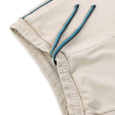 Sandbanks Interlock Sweat Short in Stone Waist