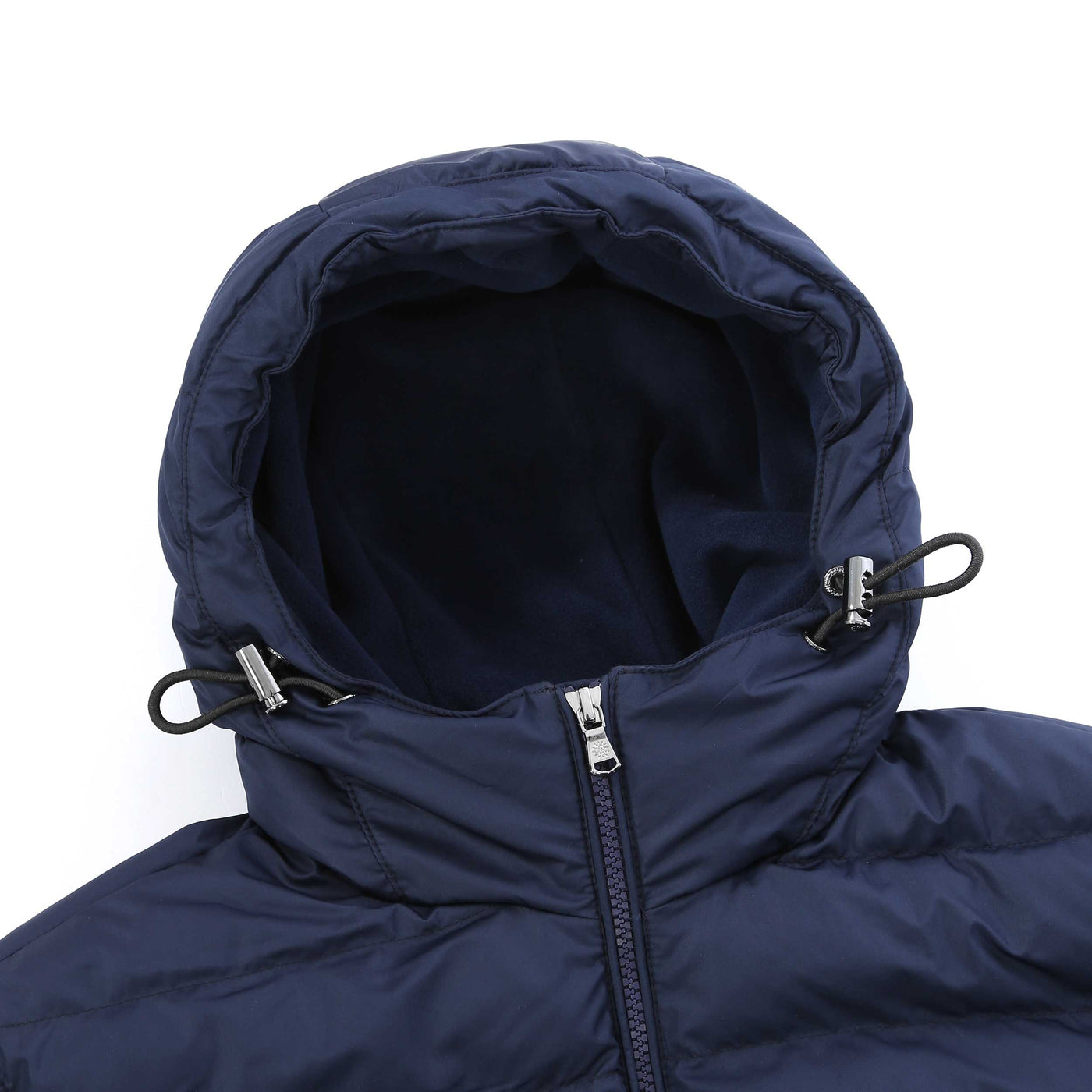 Sandbanks Polartec Hybrid Jacket in Navy Hood