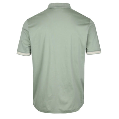 Sandbanks Silicone Zip Polo Shirt in Sage