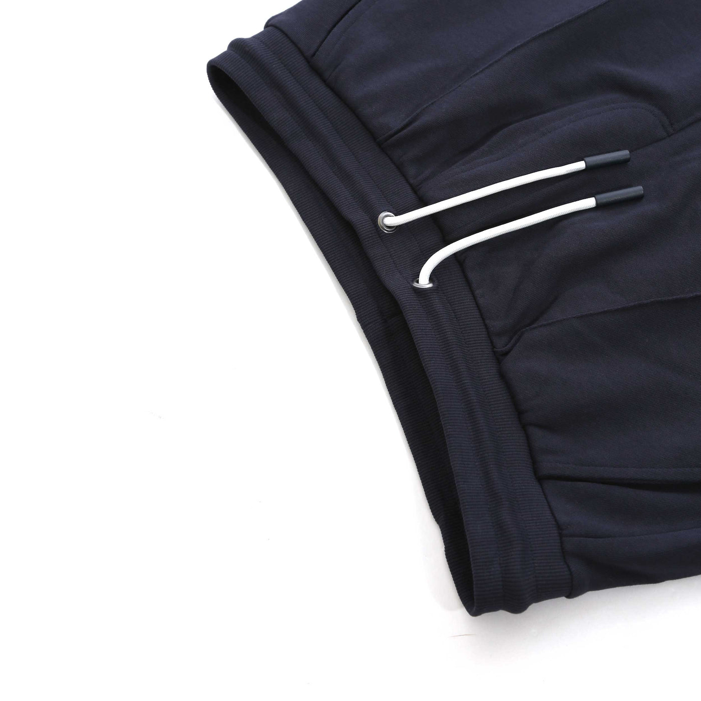 Seinse Basic Sweat Short in Navy Zip
