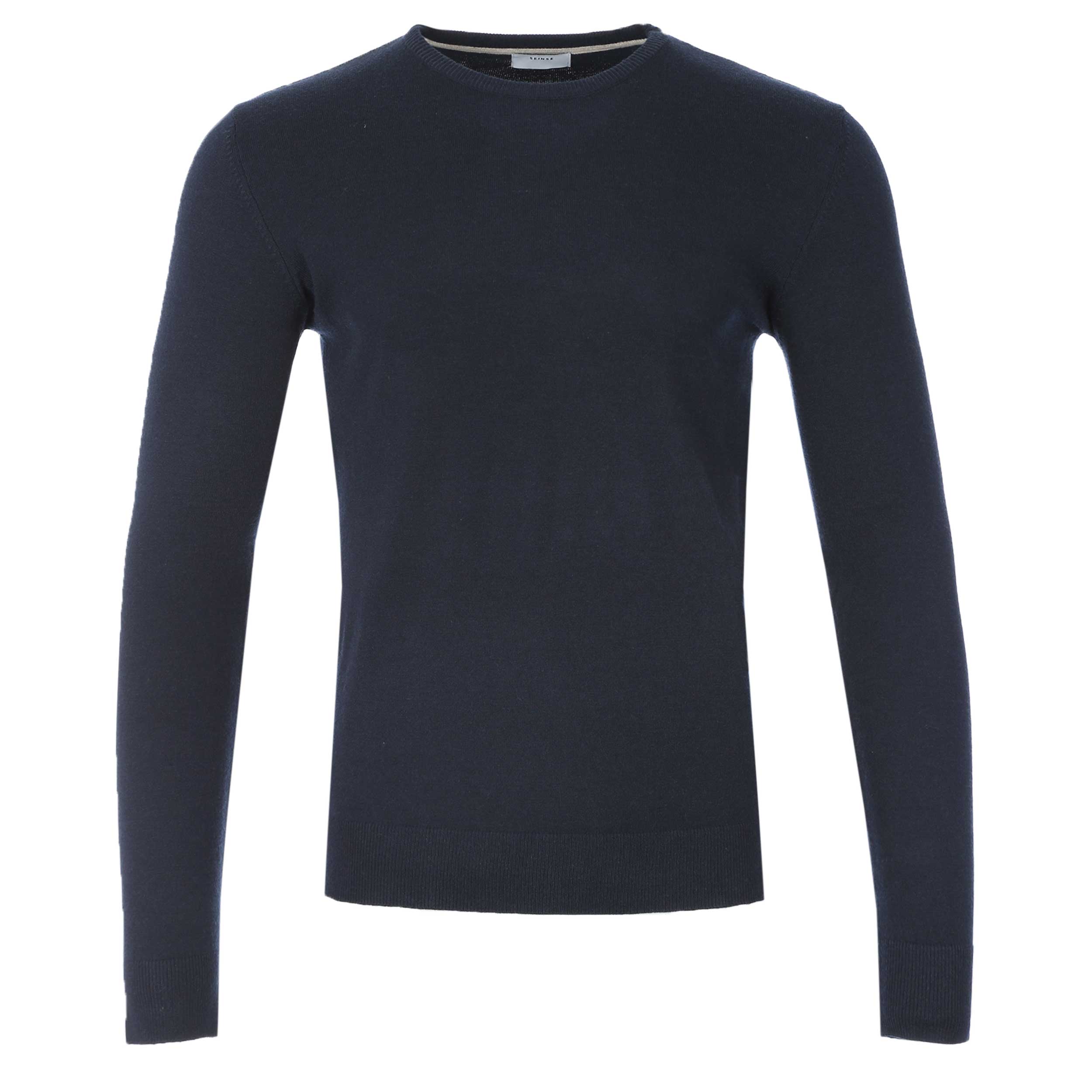 Seinse Crew Neck Knitwear in Navy