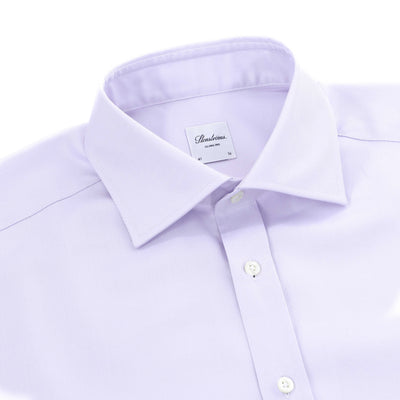 Stenstroms Slimline Shirt in Lilac Collar