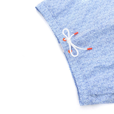 Swims Mosaico Swim Short in Blue Drawstring