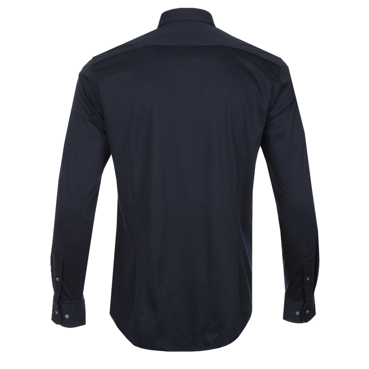 Thomas Maine Roma Modern Stretch Shirt in Navy Back