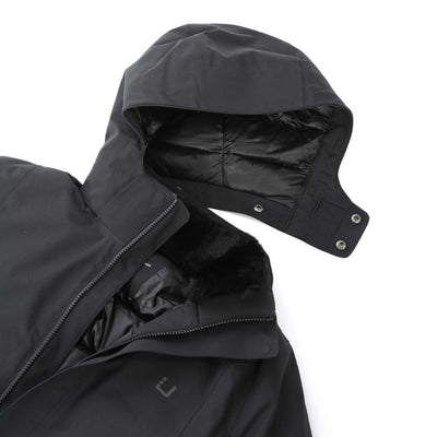 UBR Redox Parka in Black Detachable Hood