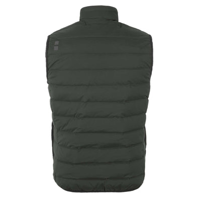 UBR Sonic Vest Gilet in Olive Back