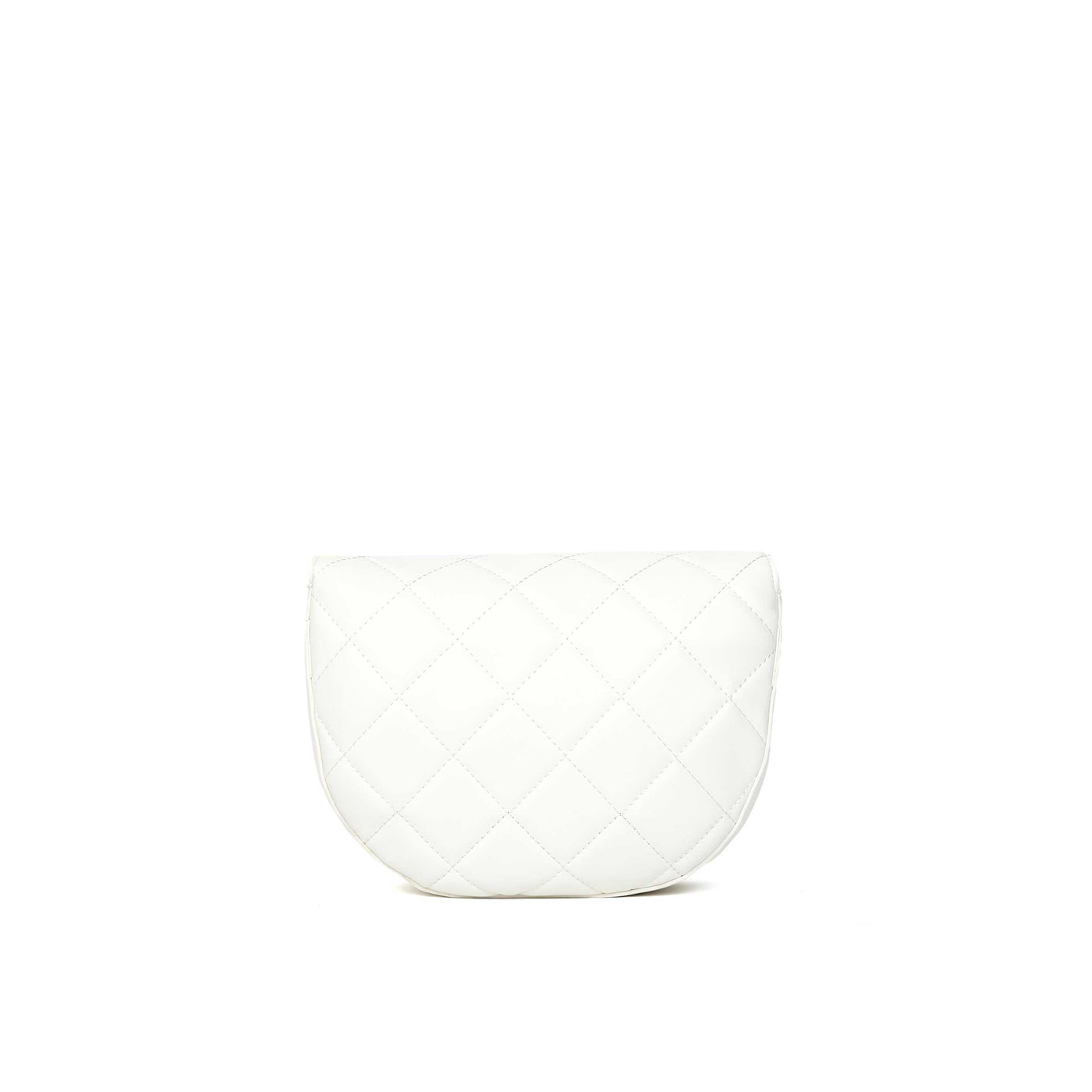 Valentino Bags Bigs Quilt Shoulder Bag in White Back