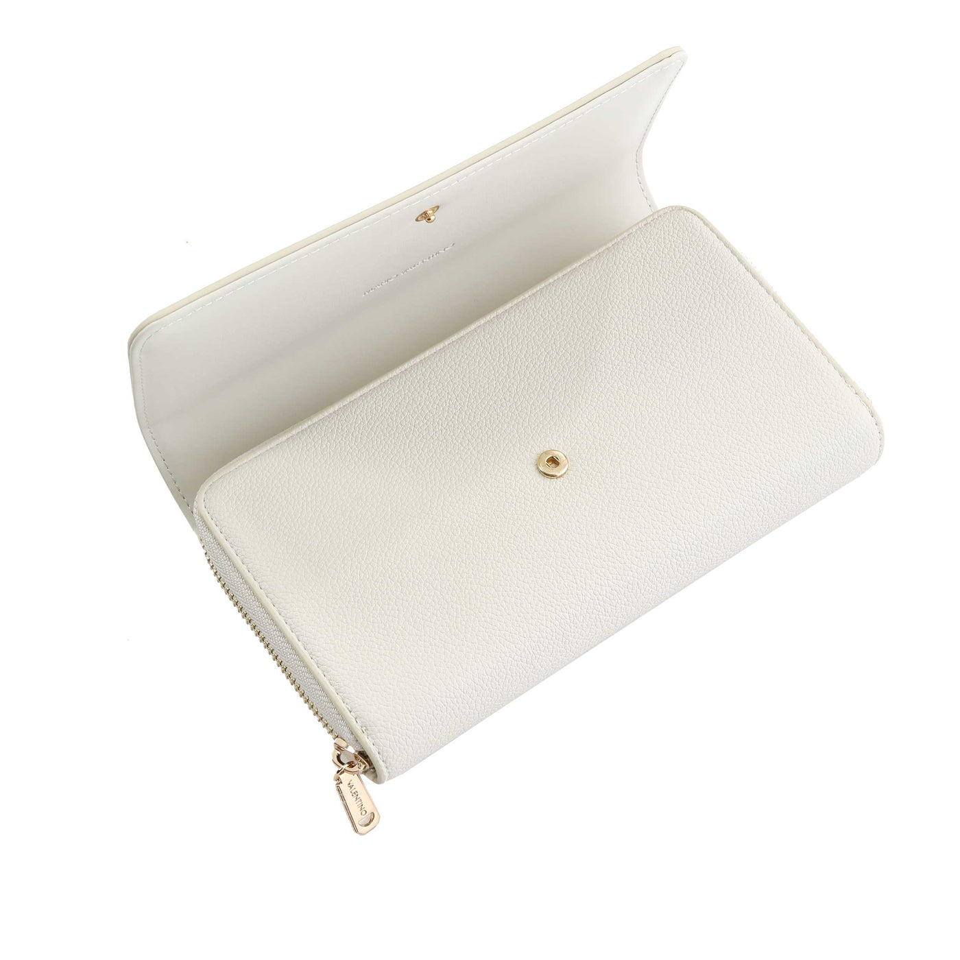 Valentino Bags Doris RE Ladies Crossbody Purse in Ecru Open