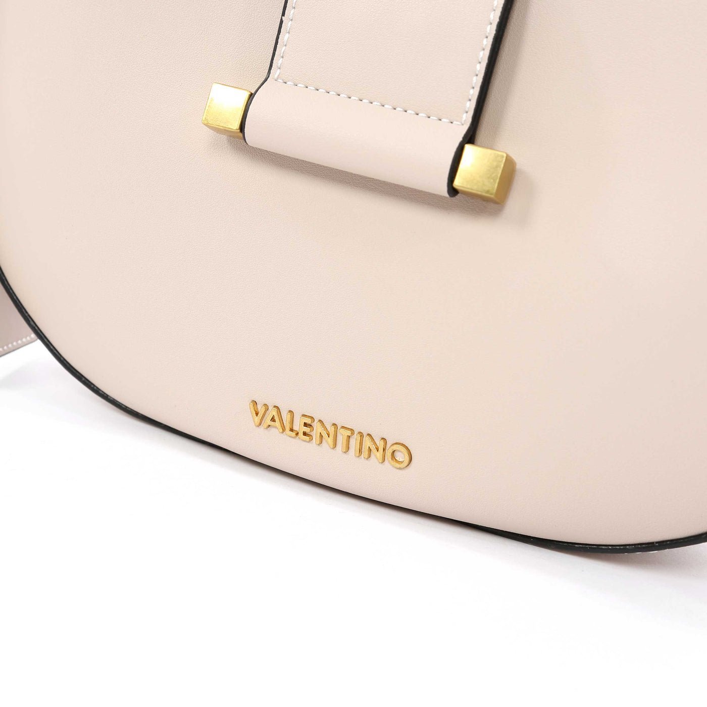 Valentino Bags Frosty RE Ladies Shoulder Bag in Ecru Logo