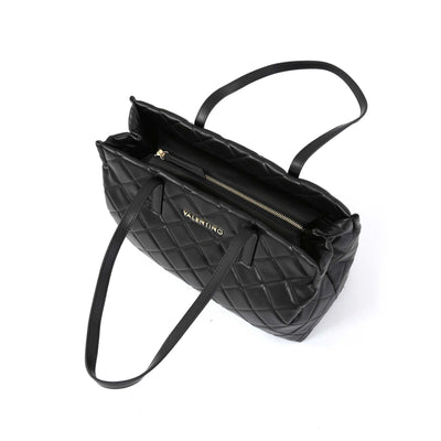 Valentino Bags Ocarina Ladies Tote Bag in Black Birdseye