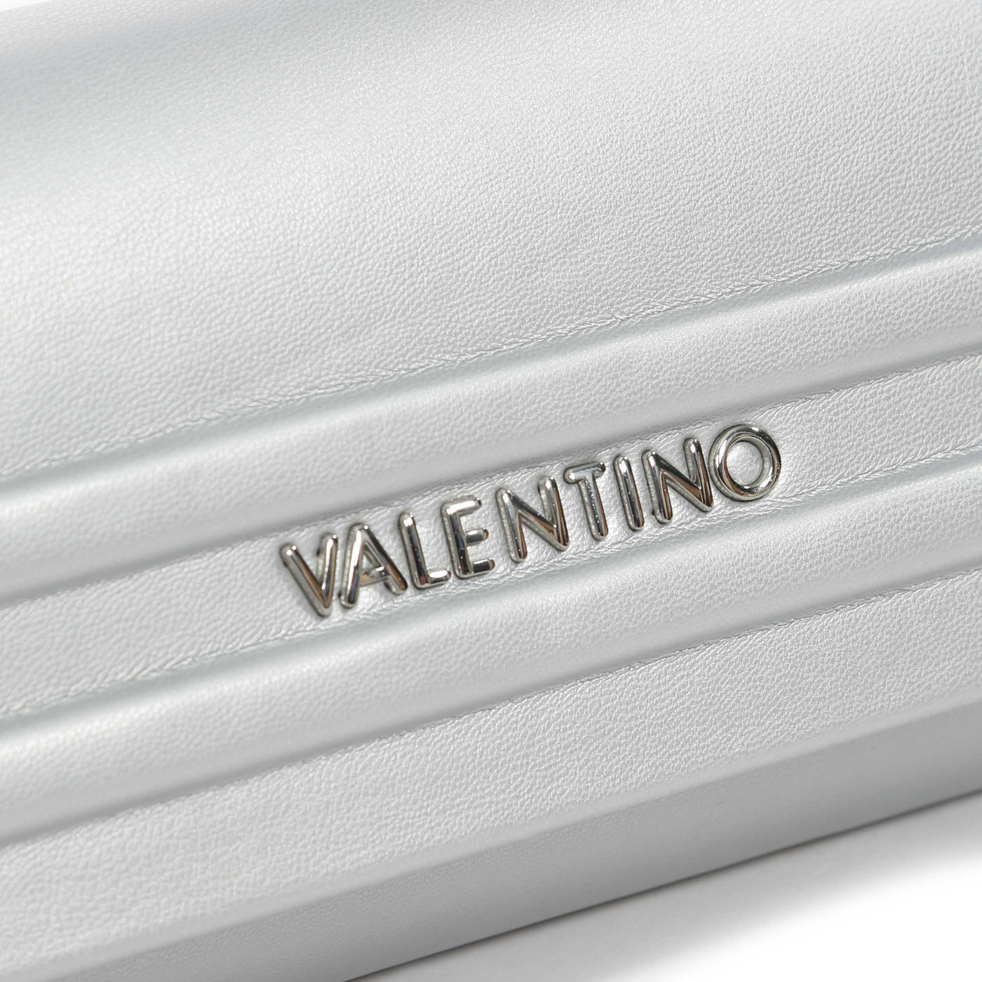 Valentino Bags Sofie Ladies Evening Bag in Silver Logo