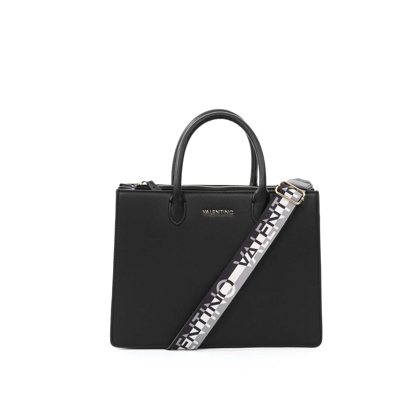 Valentino Bags Zermatt RE Ladies Tote Bag in Black Front