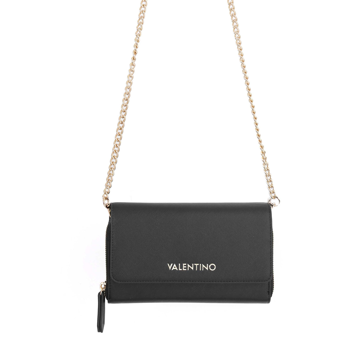 Valentino Bags Zero RE Ladies Cross Body Purse in Black Front