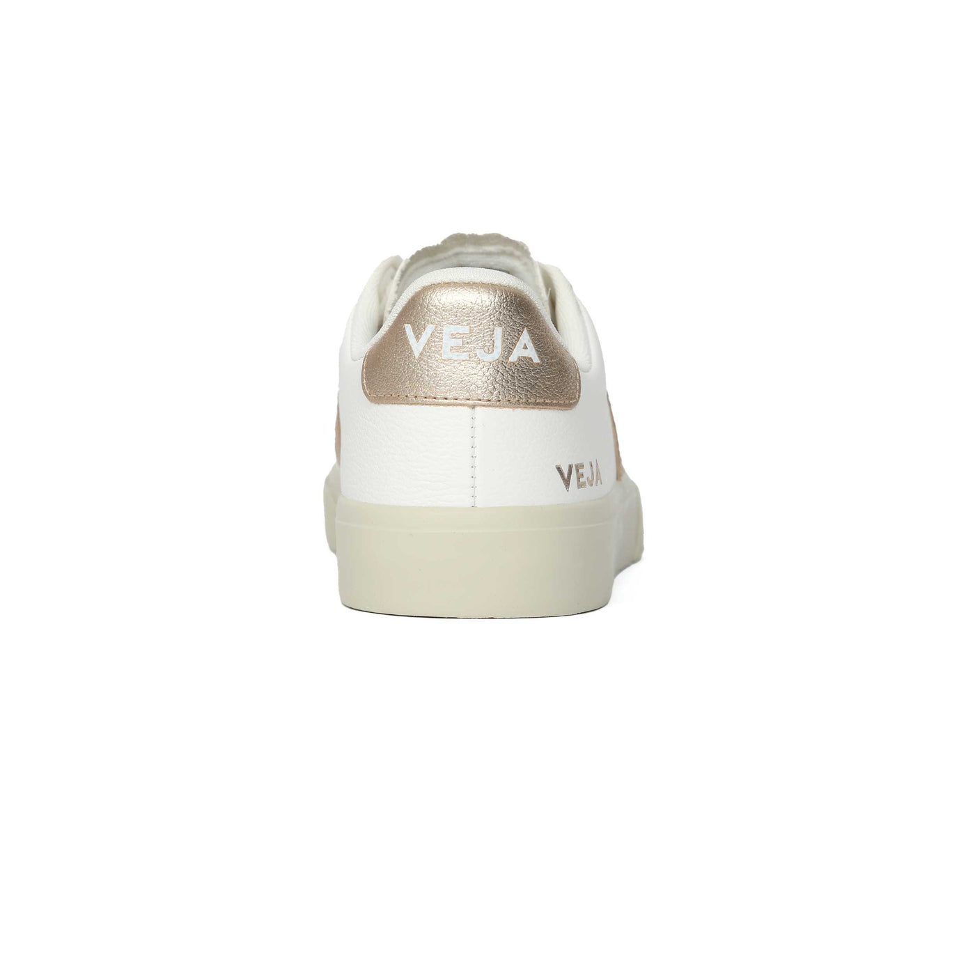 Veja Campo Ladies Trainer in Extra White & Platine Heel