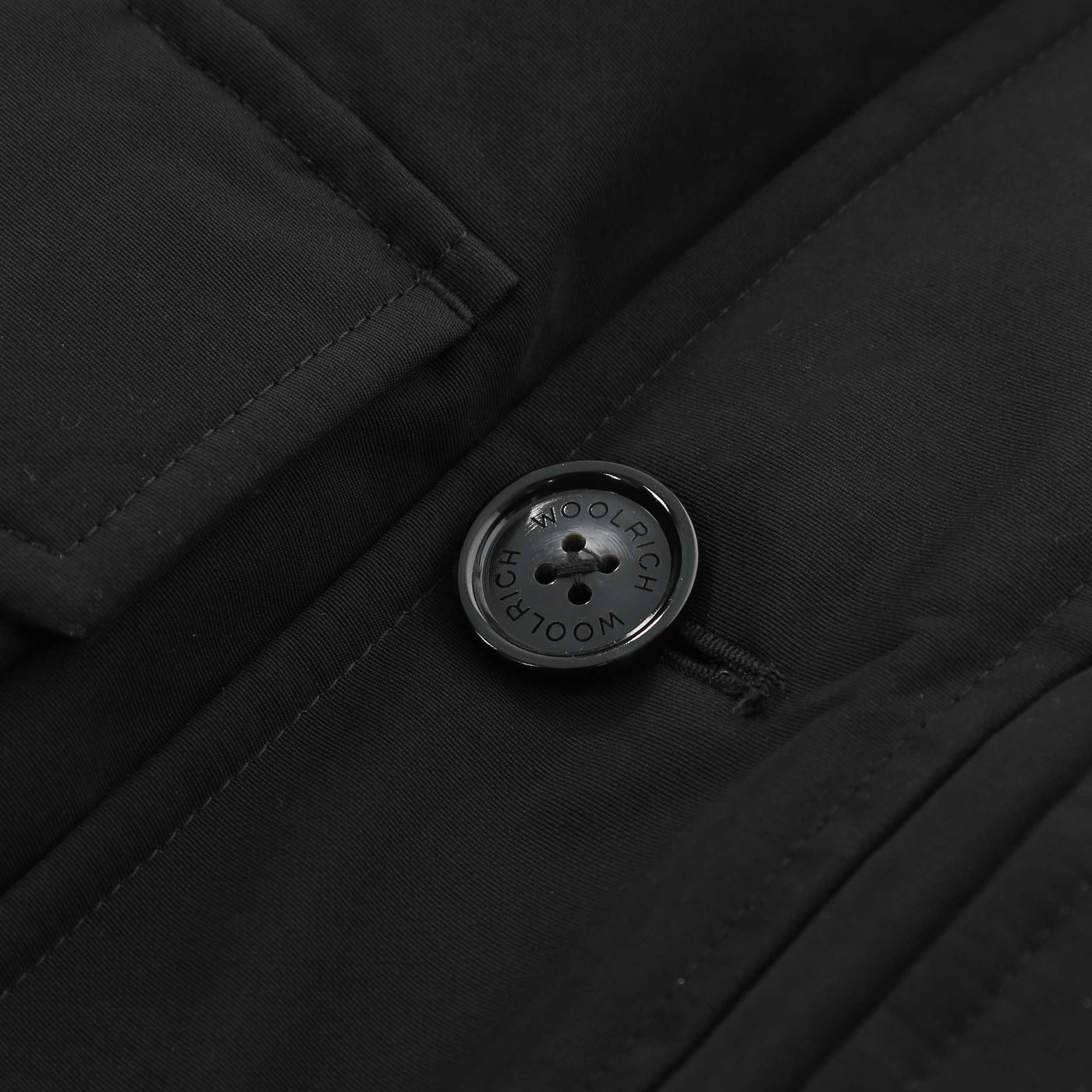 Woolrich Polar Bomber Jacket in Black Button