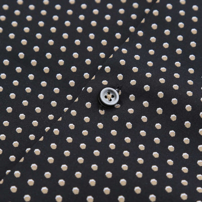 BOSS H Hank S Kent C1 232 Shirt in Black Gold Button