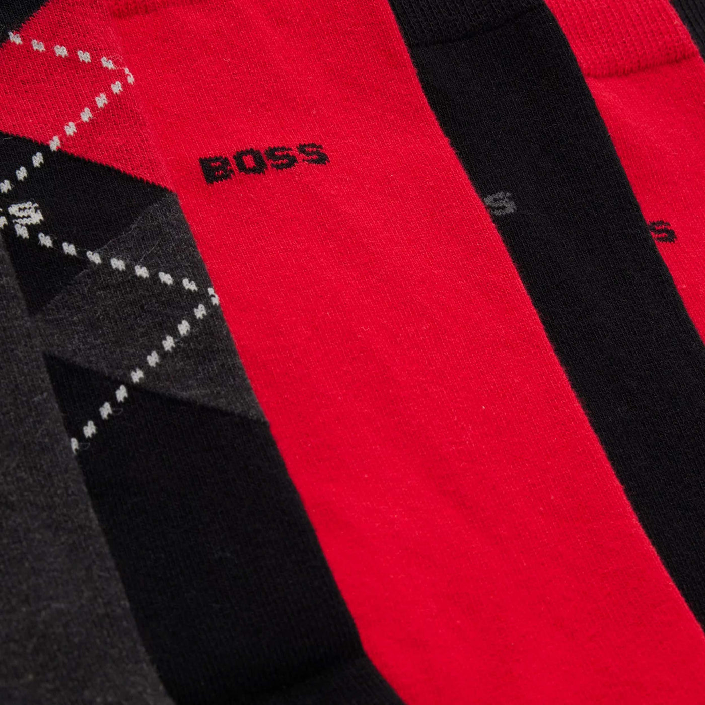 BOSS 6P RS Gift Set CC Sock in Black & Red