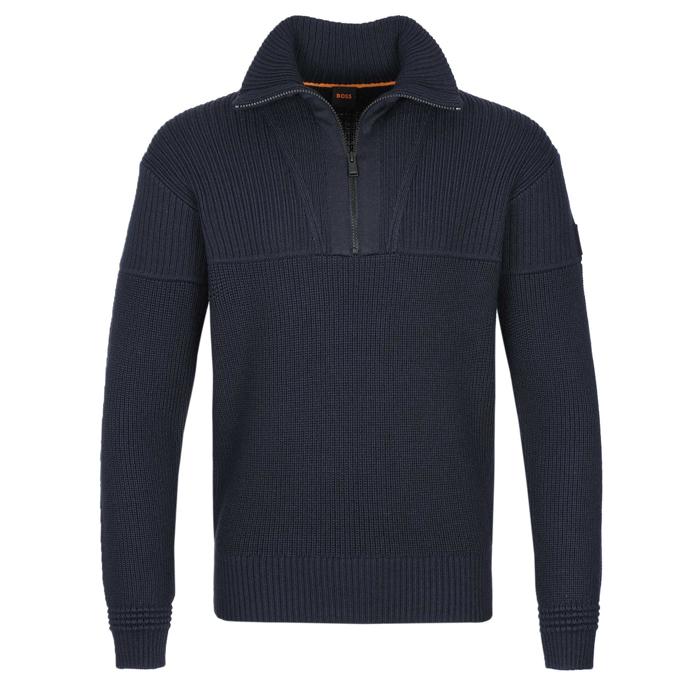 BOSS Atondo Knitwear in Navy