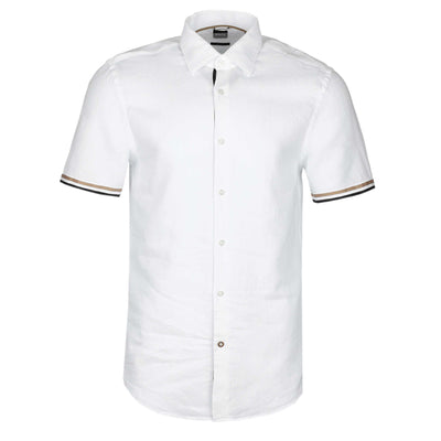 BOSS C Hal kent sh C1 232 SS Shirt in White