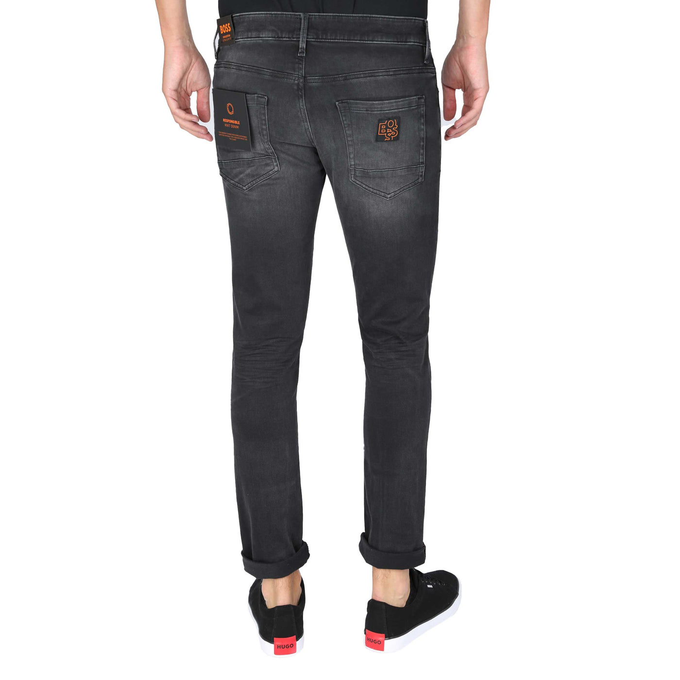 BOSS Charleston BC Jean in Dark Grey Wash Back