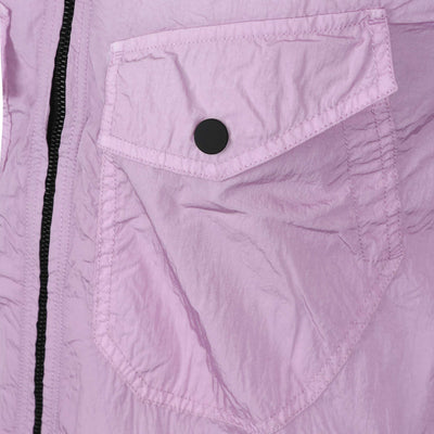 BOSS Lovel Zip 9 Shirt in Pastel Purple