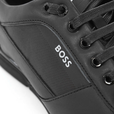 BOSS Saturn Lowp napf Trainer in Black