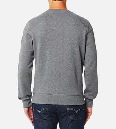 Belstaff Jefferson Sweat Top in Dark Grey Melange