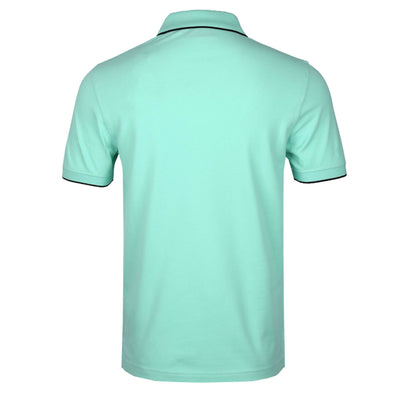 Belstaff Tipped Polo Shirt in Ocean Green