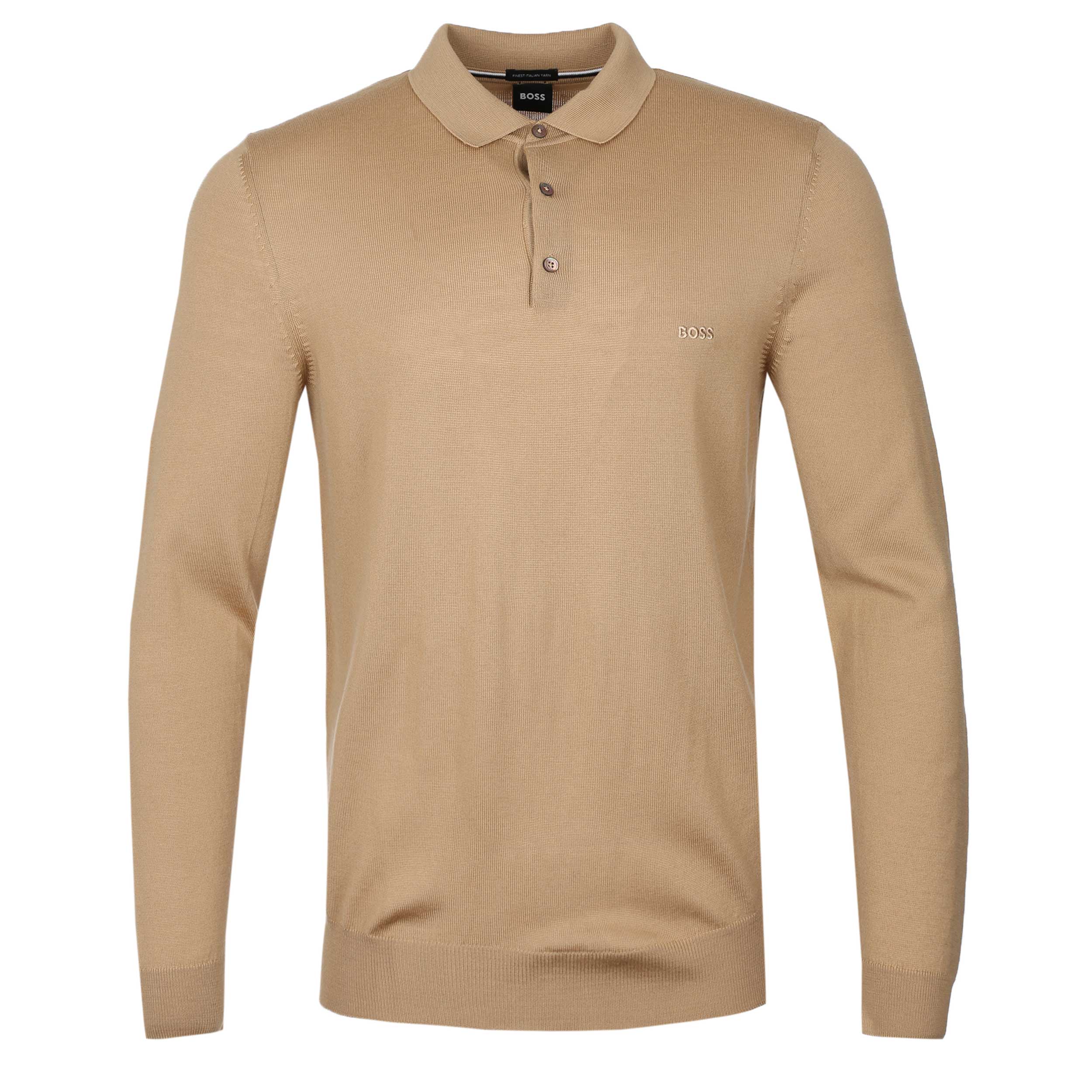 BOSS Bono L Knitwear in Medium Beige