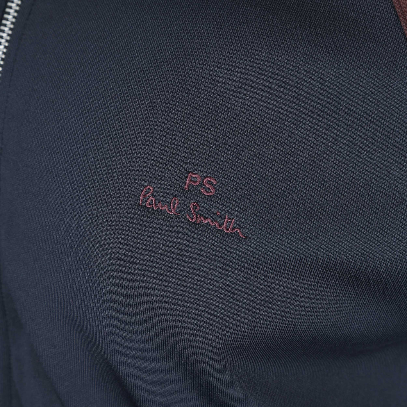 Paul Smith Zip Track Top in Navy